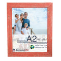 BARNWOODUSA | Farmhouse A2 Picture Frame | 1 1/2 inch Molding | 100% Reclaimed Wood | Rustic | Rustic Red