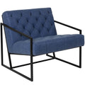Flash Furniture Hercules Madison Series Retro Blue Leathersoft Tufted Lounge Chair