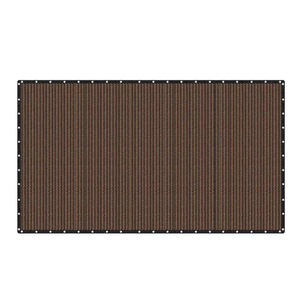 Vicllax 90% Shade Fabric Sun Shade Cloth Privacy Screen With Reinforced Grommets For Outdoor Patio Garden Pergola Cover Canopy 20X36 Ft, Mocha