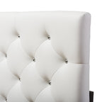 Baxton Studio Viviana Headboard, Queen, White