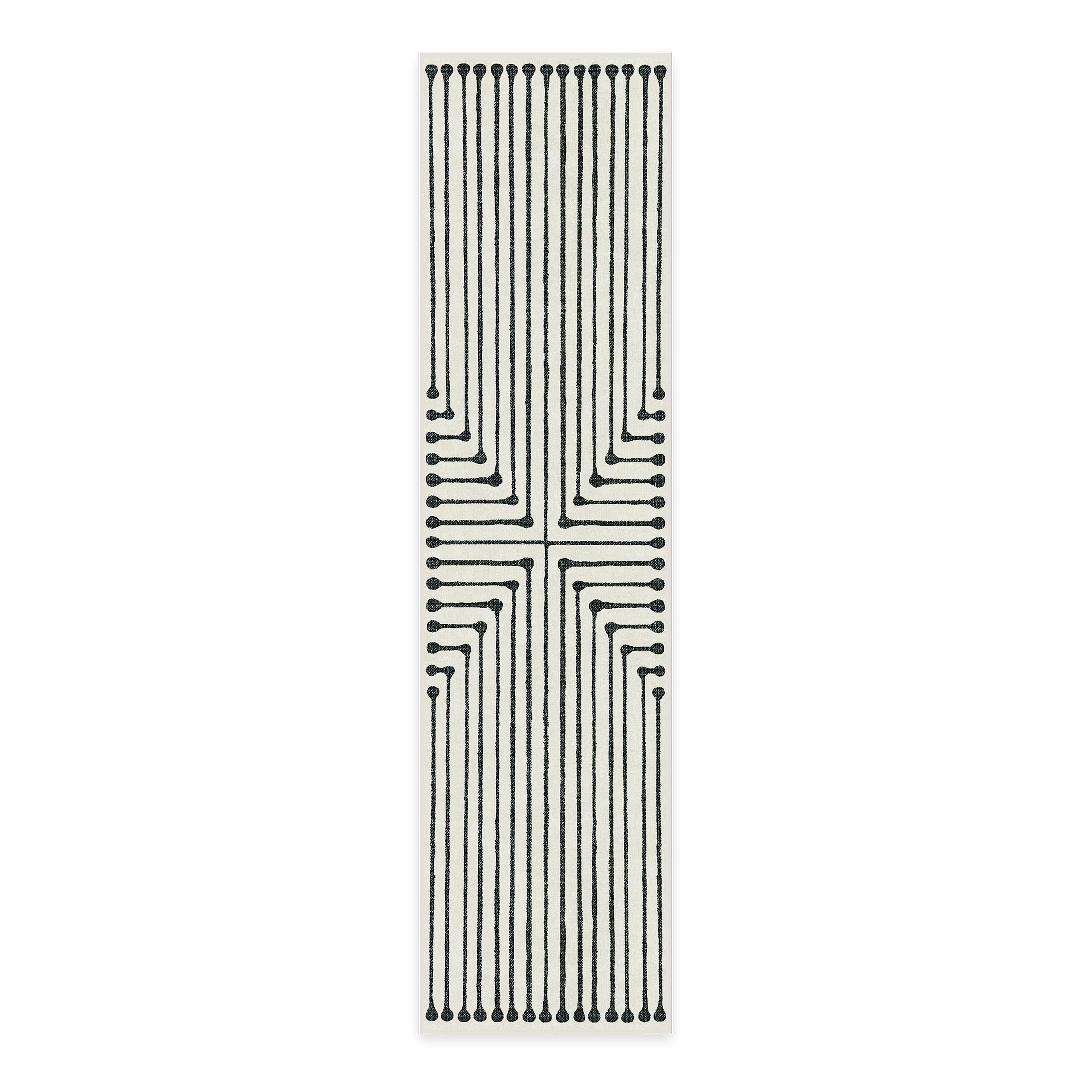 Ruggable X Jonathan Adler Runner Rug - Runners For Hallways, Bedrooms, Entryway, Living Rooms & Kitchens - Stain & Water Resista