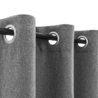 Jinchan Blackout Curtain 90 Inch Length Light Grey Curtain For Bedroom Living Room Curtain 1 Panel Texture Curtain Grommet Top Window Drape 72 Inches Wide By 90 Inches Long Gray