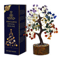 7 Chakra Tree of Life - Money Tree - Aesthetic Room Decor - Crystal Necklace - Nature Decor - Crystal Tree - Buddha Decor - Retu