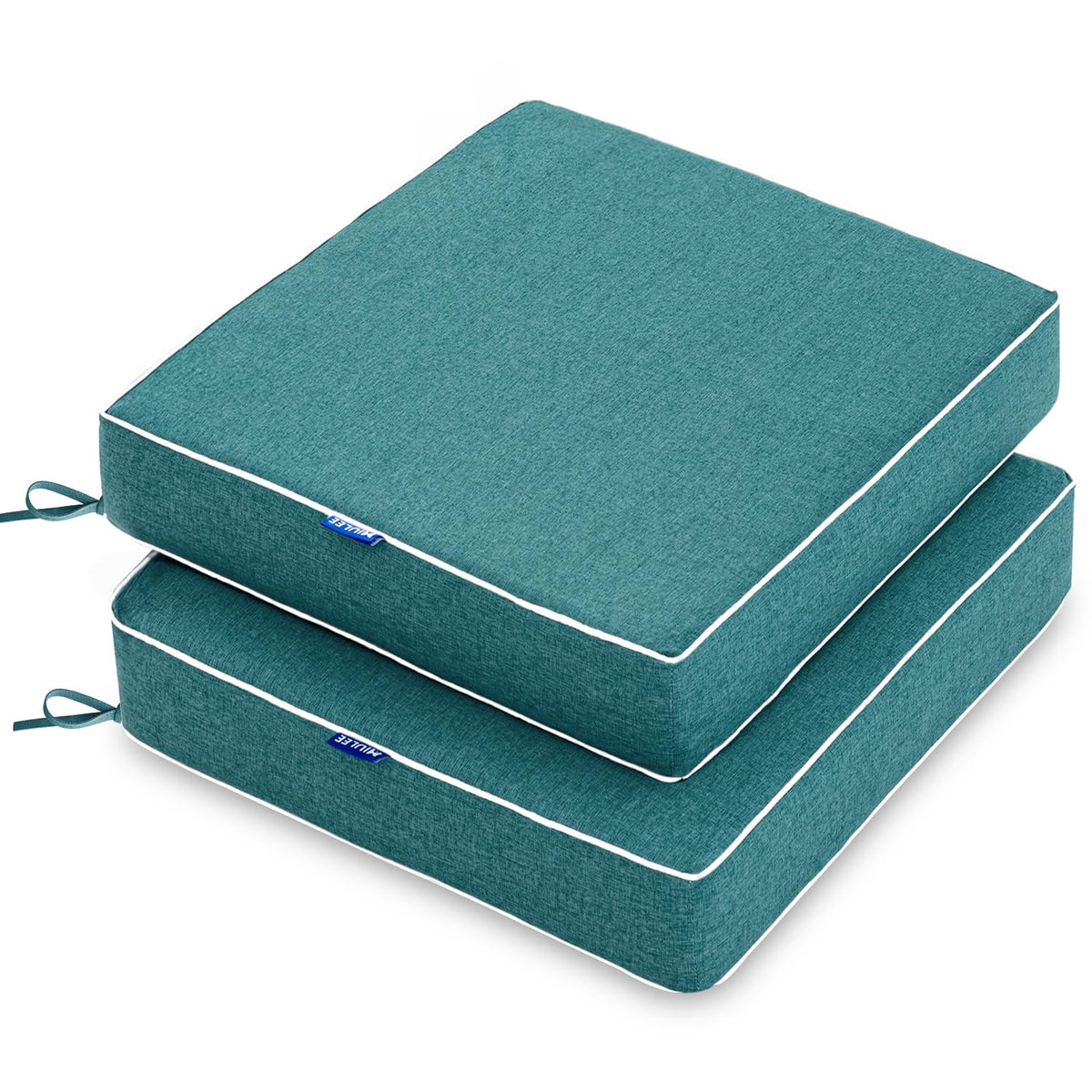 Miulee 19 X 19 X 3 Inch Outdoor Chair Cushions,Waterproof Seat Cushions For Patio Furniture Garden With Ties Patio Chair Cushion