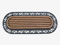 A1 Home Collections Heavy Duty, Low Pile Door Mat, Easy To Clean, Long Lasting Doormat Natural Coir & Rubber Large Door Mat Dura