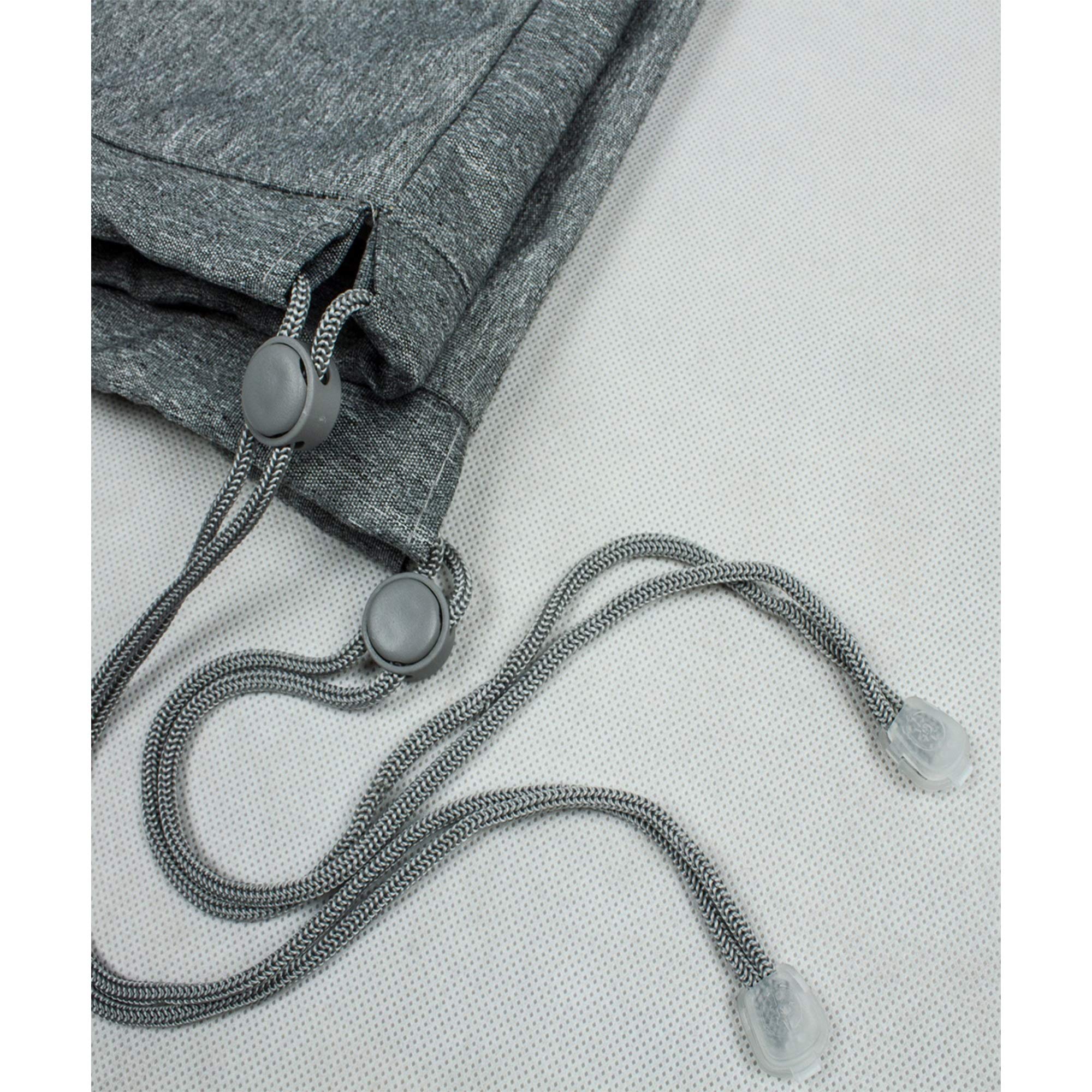 Shield Outdoor Platinum Polyester 56' X 36' Fire Table Cover In Gray Melange