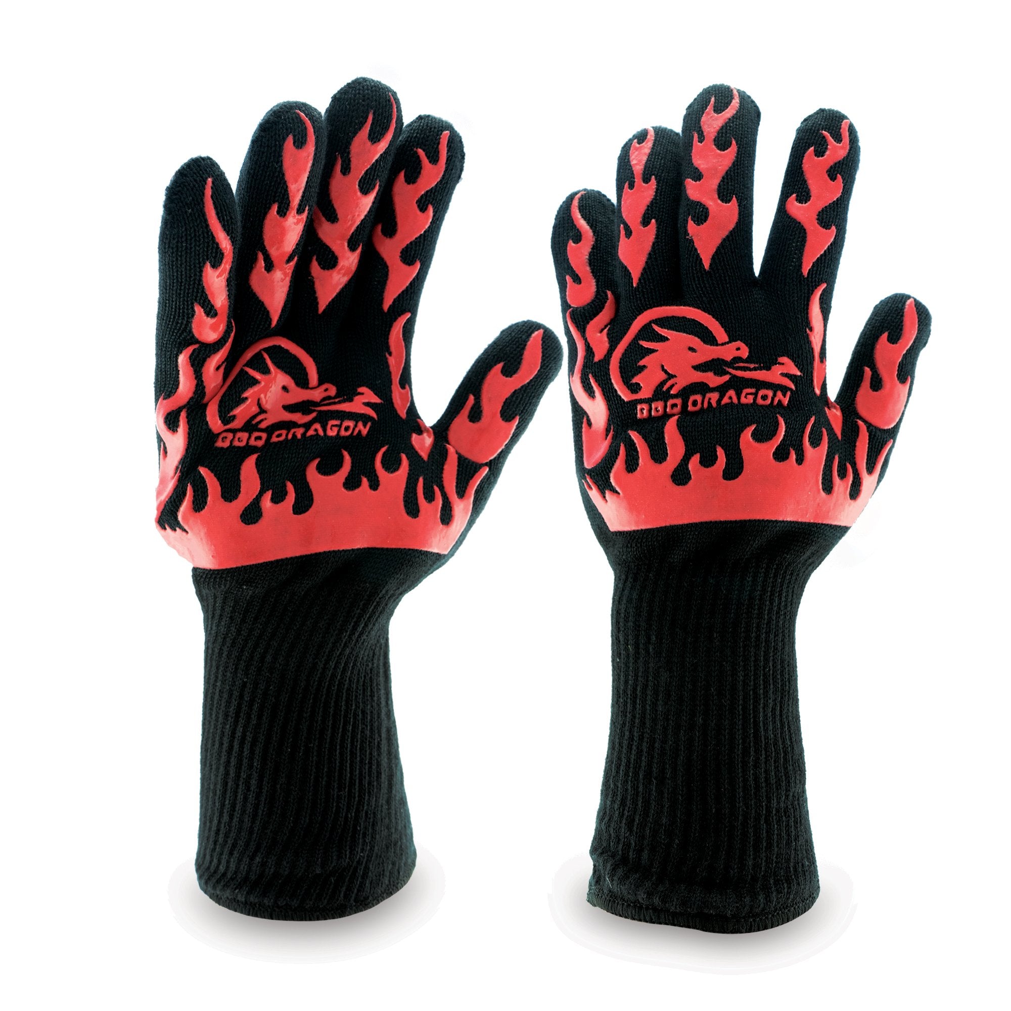 Bbq Dragon | Heat Resistant Gloves For Grilling | Heat Gloves For Cooking | U.S. Safety Tested | Bbq Gloves | Hot Oven Mitts | C