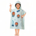 Yellow Weaves Kids Hooded Poncho Towel for Boys & Girls | Ultra Soft Microfiber Quick Dry Beach, Bath & After Shower Wearable To