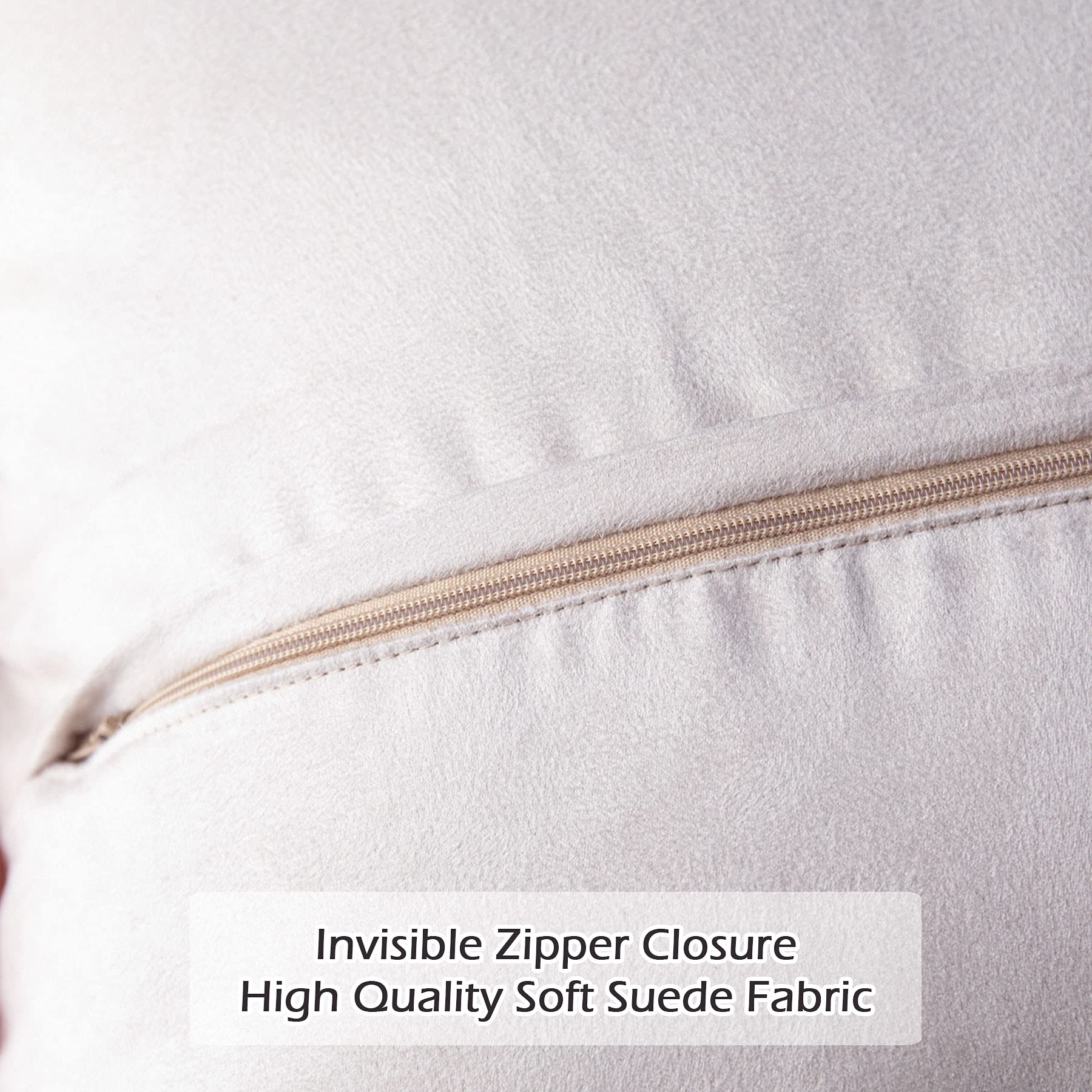 Ligicky Set Of 2 Decorative Lumbar Pillow Covers Soft Light Yellow Fluffy Throw Pillow Cover Luxury Series Rectangle Plush Pillo