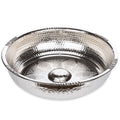 Alisveristime Traditional Turkish Bath Hammam Bowl with Authentic Motifs (440gr (15.50 oz) Made of Zinc (7.87-Inch Diameter) (Si