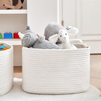 R Runka 3 Pack Storage Basket For Cabinet And Toy Organization - 13'X9.8'X8.7' Baskets For Storage - Baby Toy Bin - Toy Stora
