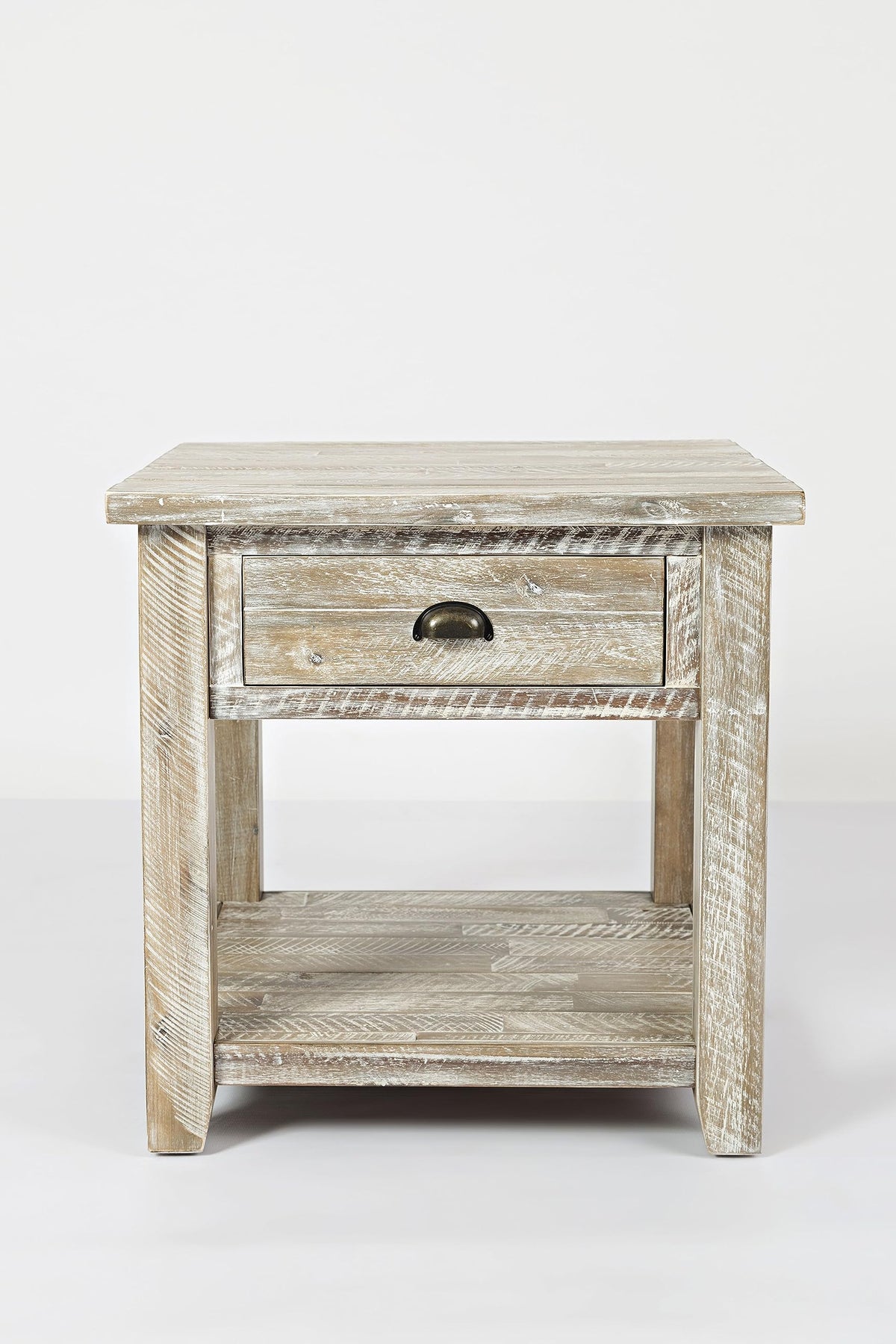 Jofran Inc. Artisan's Craft Farmhouse Solid Acacia End Table