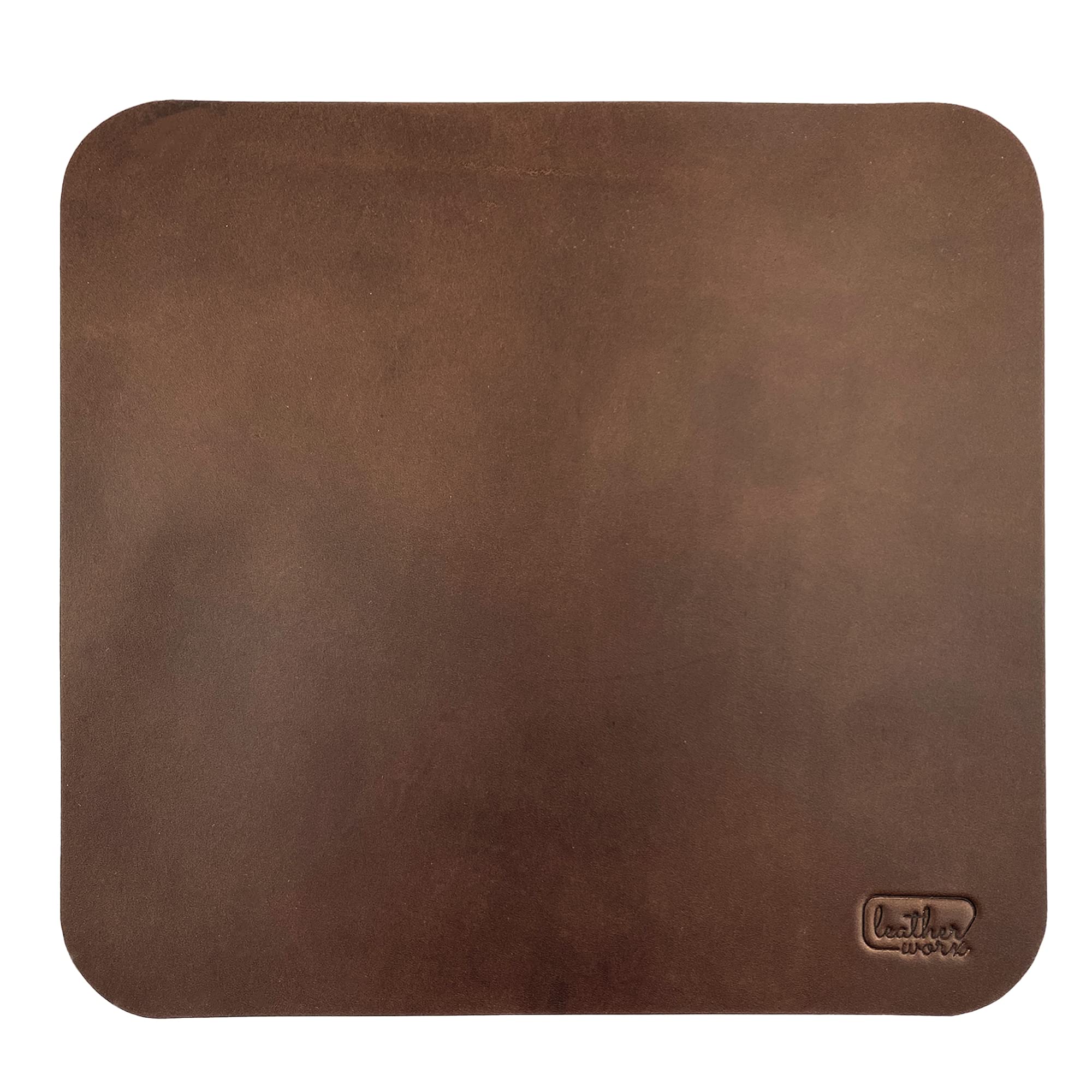 Leather Worx, Ergonomic Mouse Pad, Executive Work Desk & Office Essentials, Tracking Accuracy, Mouse Control, Thick Full Grain L