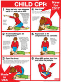 CPR for Children 18 X 24 Laminated Poster - 2011