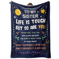 Niyewsor Sister Gifts Blanket, Sister Birthday Gifts, Sister Gifts From Sister, Gifts For Sister On Mothers Day, Christmas, Sist