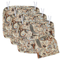 Nettypro Outdoor Patio Chair Seat Cushion Covers Replacement, Water Resistant Uv Protection Cushion Slip Covers With Zipper And