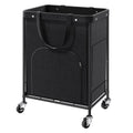 170L Large Laundry Basket with Wheels, Rolling Laundry Hamper Easy Access Clothing Minimizes Bending, Laundry Cart with 4 Silent