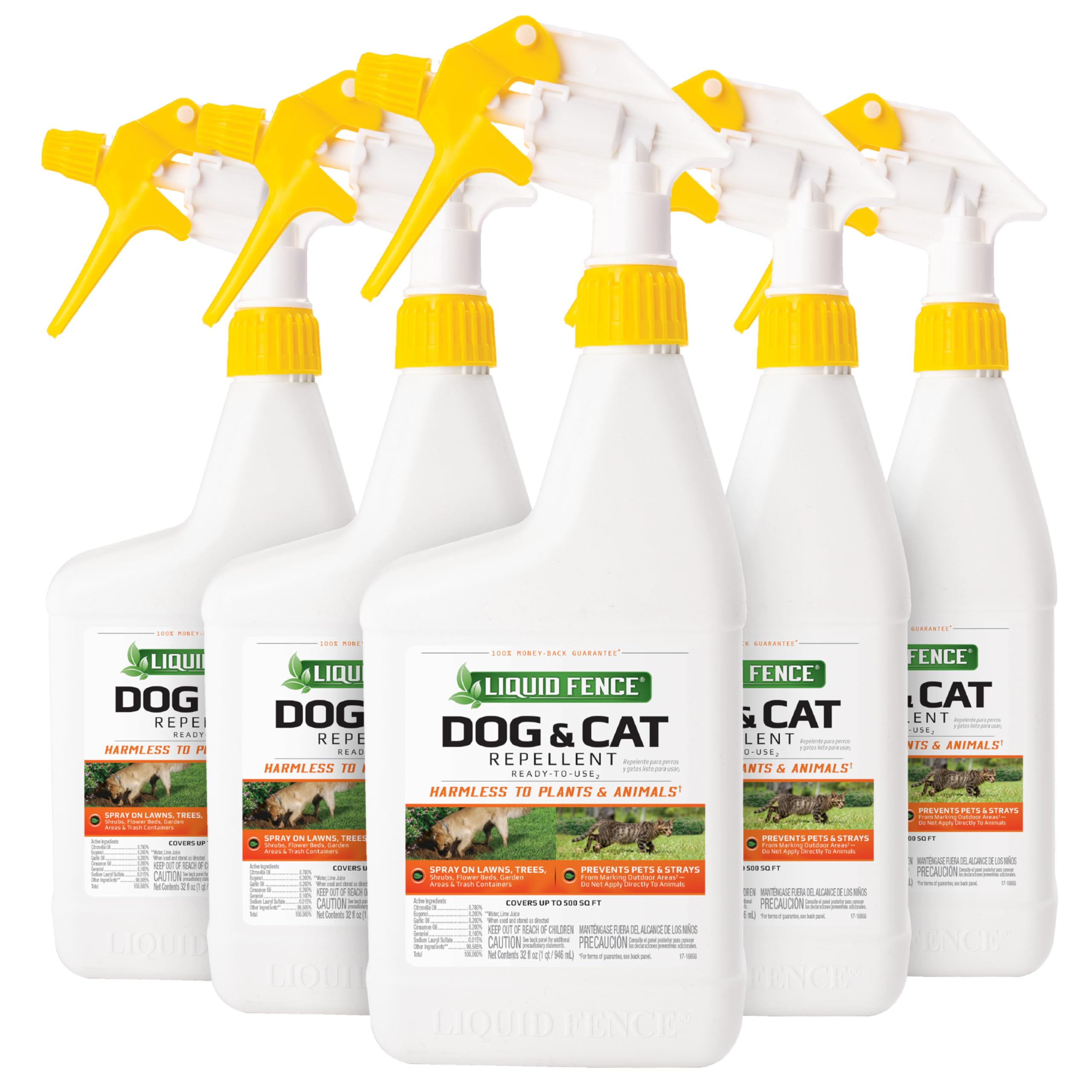 Liquid Fence Dog And Cat Repellent Ready-To-Use 32 Ounces, 6 Pack