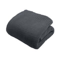 Knit Twin Size Bed Blanket Super Soft Warm Blanket For Bed Lightweight Cozy Plush Fuzzy Blanket For Couch Sofa 60X80 Inches Char