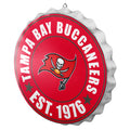 FOCO Tampa Bay Buccaneers NFL Bottle Cap Wall Sign