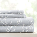 Linen Market 4 Piece Full Bedding Sheet Set (Light Gray Vine) - Sleep Better Than Ever With These Ultra-Soft & Cooling Bed Sheet
