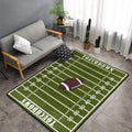 Sports AreaRug Retro American Football Field and Rugby Floor Mat Non-Slip Doormat Living Dining Dorm Room Bedroom Decor Carpet 3