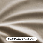 Ryb Home Velvet Curtains 120 Inches Long - Smooth Durable Earth Tone Drapes Extra Long Room Darkening Privacy Window Treatment For Living Room, Camel Beige, W52 X L120 Inches, Set Of 2