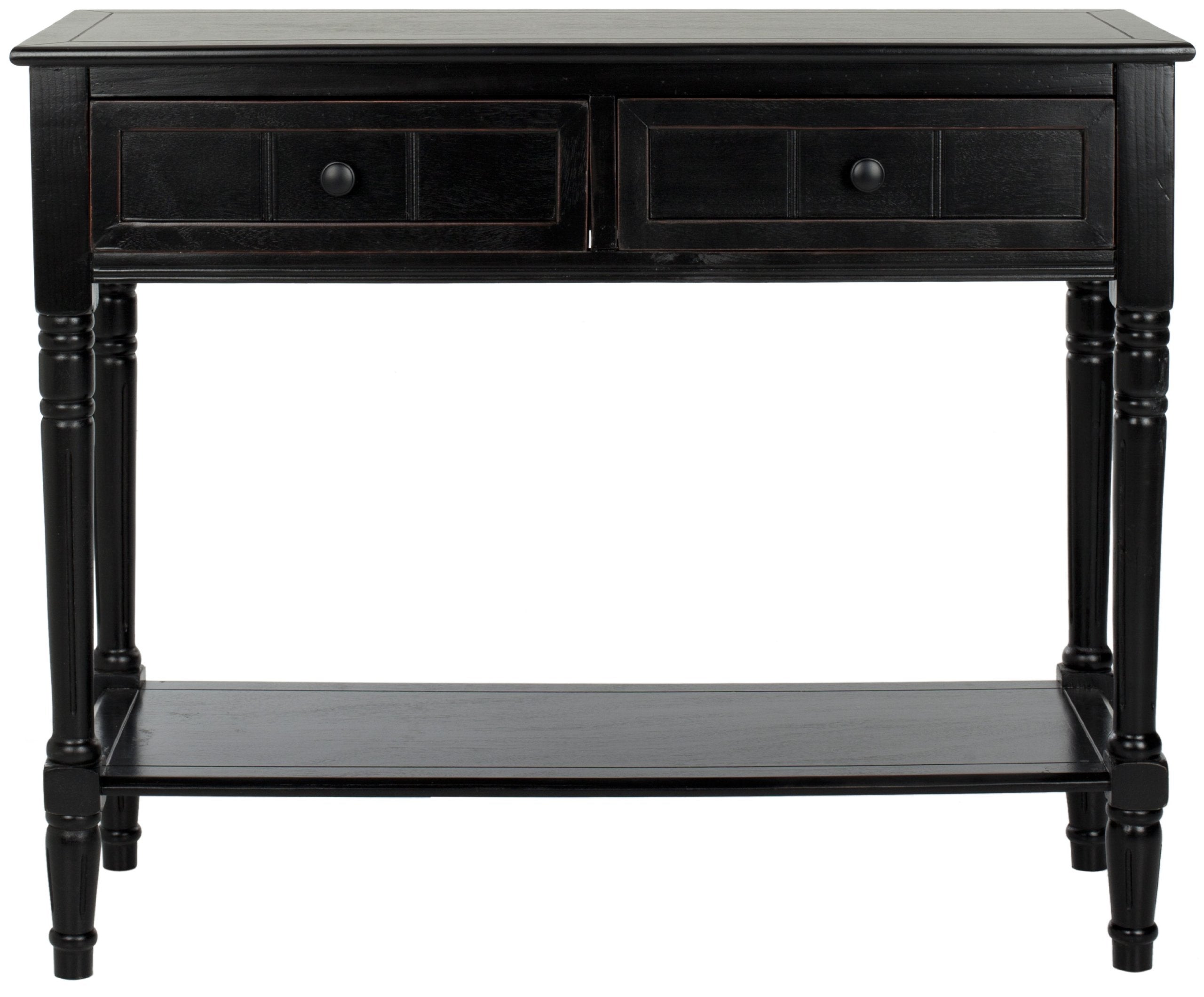 Safavieh American Homes Collection Samantha Distressed/Black 2-Drawer Console Table