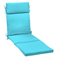 Arden Selections Outdoor Chaise Cushion, 21 X 72, Rain-Proof, Fade Resistant 72 X 21, Pool Blue Leala