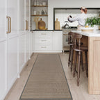 Lahome Farmhouse Kitchen Runner Rug, 2X6 Hallway Runner Rug Non Slip For Entryway Indoor Washable Carpet Runners For Hallway 6Ft