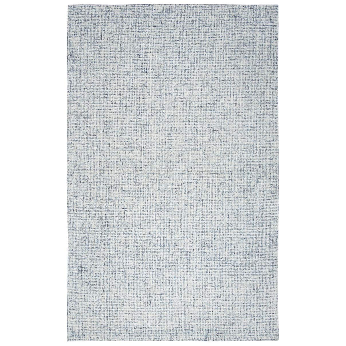 Rizzy Home Alora Decor London 10' X 14' Solid Blue/Gray/Rust/Blue Hand-Tufted Area Rug