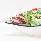 Rizzy Home 20" x 20" Down Pillow with Cotton Cover-Botanical with Birds-Multi