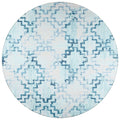 Sedona Sn15 Blue Transitional Rug Round 10' X 10'