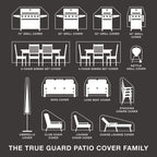 True Guard Patio Furniture Cover, Sofas Up To 80'