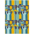 Dalyn Rugs Kendall Ke13 Blue 8' X 10' Indoor Outdoor Area Rug, Easy Clean, Machine Washable, Non Shedding, Bedroom, Living Room, Dining Room, Kitchen, Patio Rug