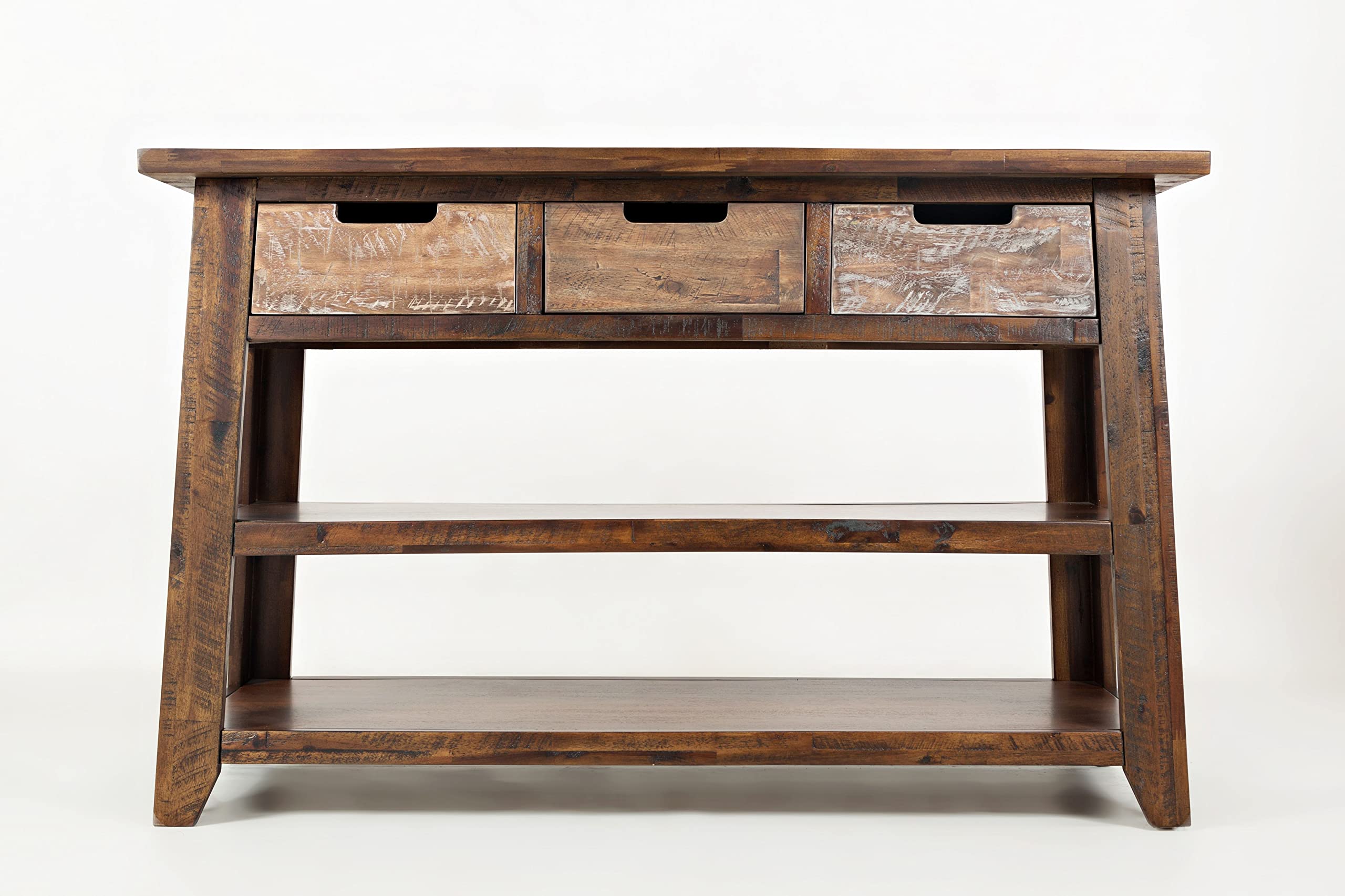 Jofran: 1600-4, Painted Canyon, Sofa/Media Table, 50''W X 18''D X 32''H, Painted Canyon Finish, (Set of 1)