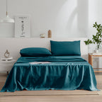 EVERLY Linen California King Sheets Set, 100% Stonewashed French Linen Bed Sheets Deep Pocket Sheets, 4 Pieces (1 Flat Sheet, 1 