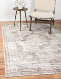 Unique Loom Sofia Collection Area Rug - Salle Garnier (9 x 12 Rectangle, Beige/ Ivory)