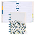 Talia Discbound Notebooks, Planner, Customizable, (Fireworks Deep Lake With Dlb Discs, Junior (5.5In X 8.5In))
