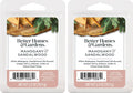 Better Homes and Gardens Scented Wax Cubes 2.5oz 2-Pack (Mahogany and Sandalwood)