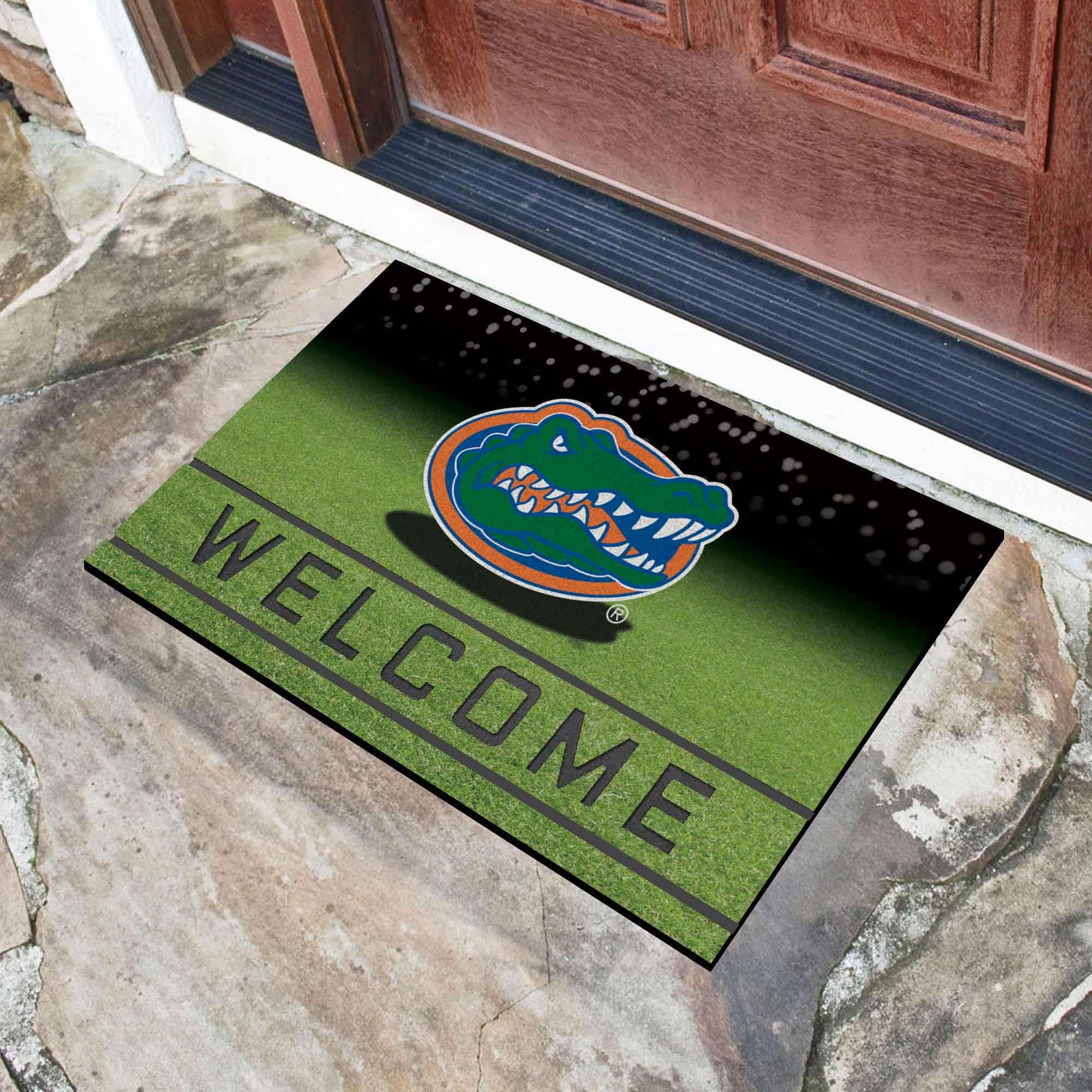 Fanmats 19977 Florida Gators Crumb Rubber Outdoor Door Mat - 18In. X 30In.