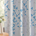 MEETSKY Blue 95% Blackout Curtains 84 Inches Long for Bedroom 2 Panels