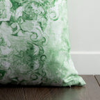 Maison D' Hermine Decorative Pillow Cover 100% Cotton 18 Inch X 18 Inch Square Toile Cushion Covers With Invisible Zipper For Sofa, Bedroom, Home, Secret Garden - Quite Courtyard - Spring/Summer