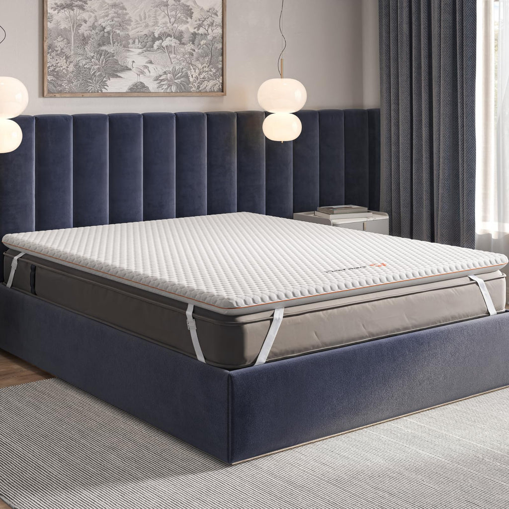 Dormeo Queen Premium Mattress Topper - Octaspring? Technology Bed Toppers Relieving Pressure Points and Optimal Back Support - C
