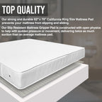Nevlers 82''X70'' California King Anti Slip Mattress Gripper | Pvc Non Slip Mattress Pad King | Mattress Slide Stopper King For