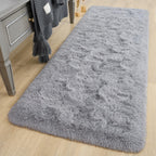 Detum Grey Runner Rug 2X6 Gray Rug For Bedroom Kitchen Bedside Hallyway Entryway Grey Runners Super Soft And Fluffy Carpets Wash