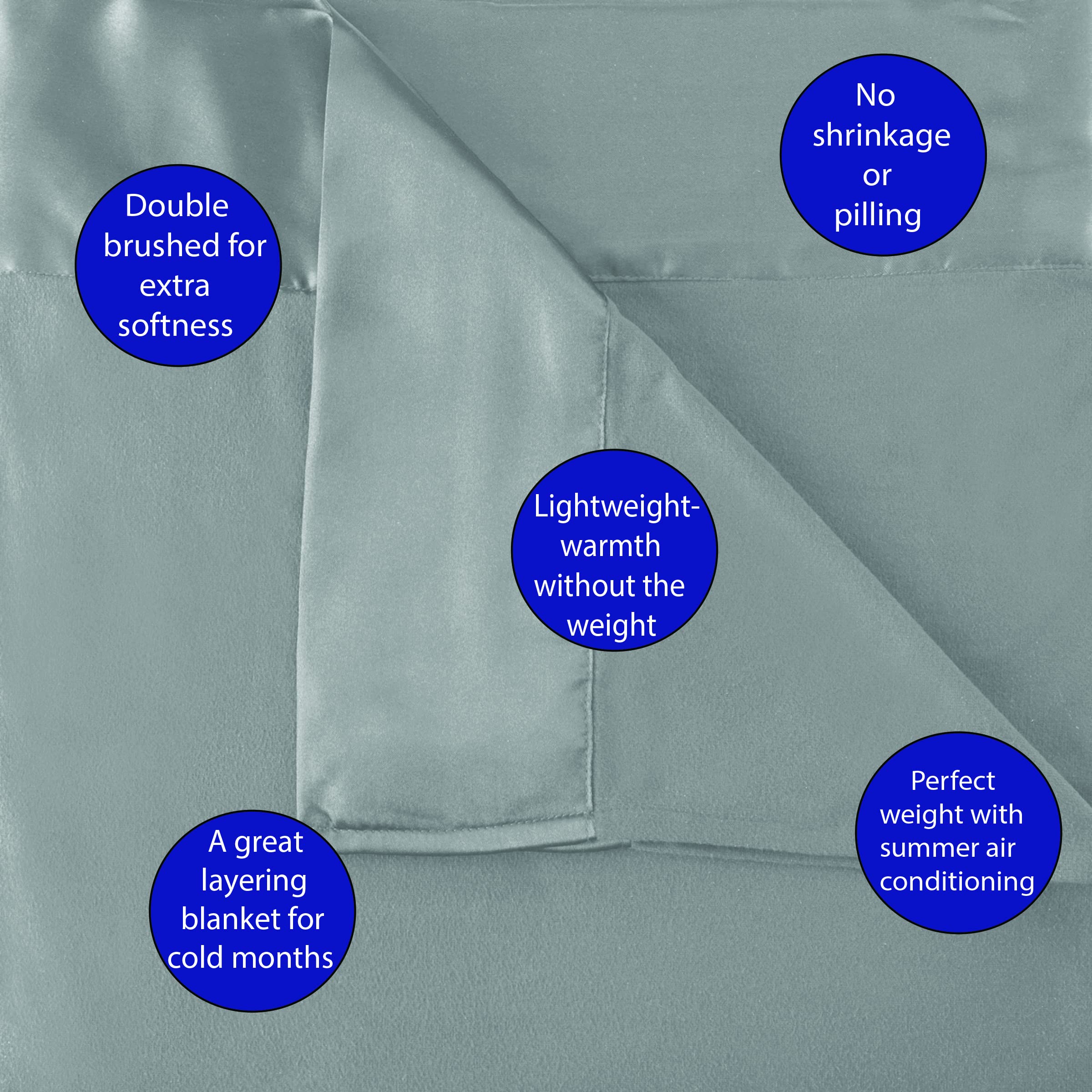 Thermee Micro Flannel Queen/Full Size Blanket, Lightweight All Seasons Cozy Blanket, Throw Blankets For Home And Living Room, So