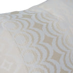 Blazing Needles Square Polyester Jacquard Throw Pillows, 17", Torero Dune 4 Count