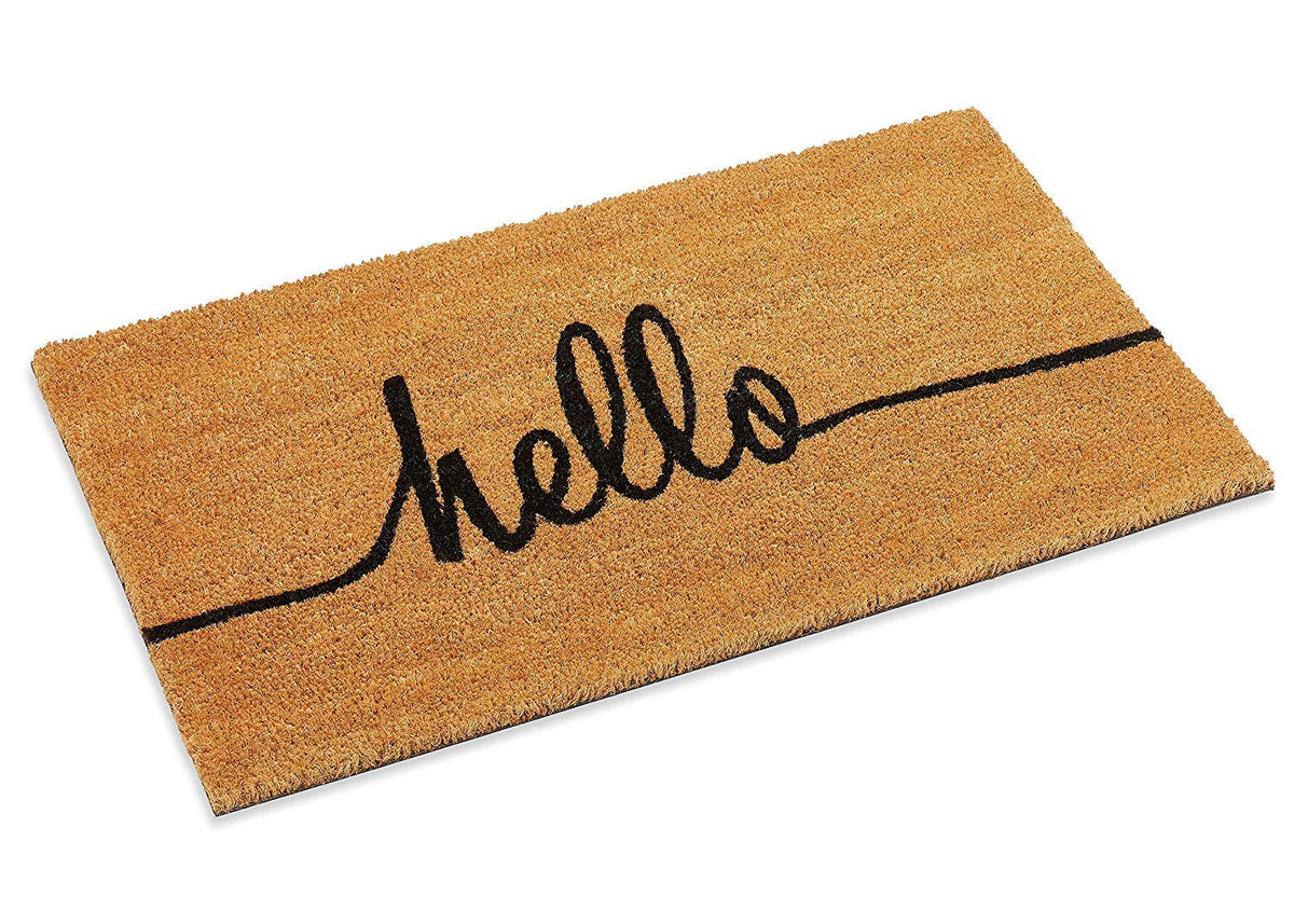 Kempf Hello Greeting Coco Front Door Mat 18' X 47-Inch
