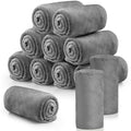 Tinideya 12 Pcs Flannel Fleece Throw Blanket Bulk 50 x 60 Inch Soft Fleece Blanket Warm Throw Blanket Coral Blankets for Couch S